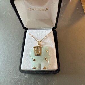 Jade Elephant Necklace
